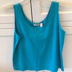 Chico’s size 12 turquoise tank. (size 2 chico’s)